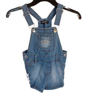 DKNY Denim Overalls Size 2T